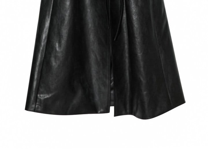 Paper Moon - Korean Women Fashion - #womensfashion - Oversized Vegan L Robe Maxi Coat  - 11