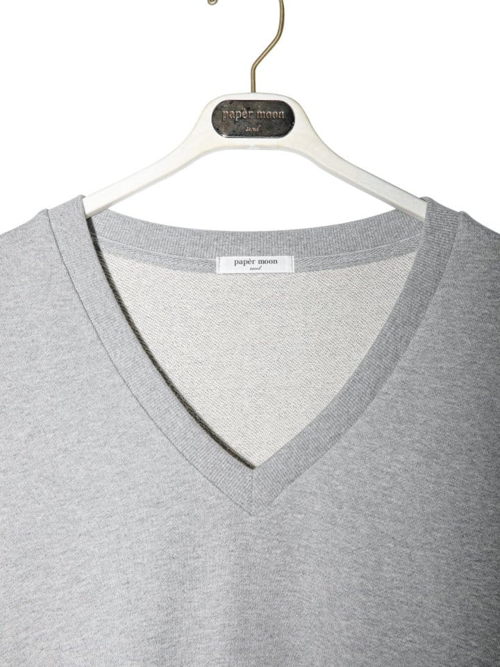 Paper Moon - Korean Women Fashion - #womensfashion - V Neck Oversized Sweatshirt - 10
