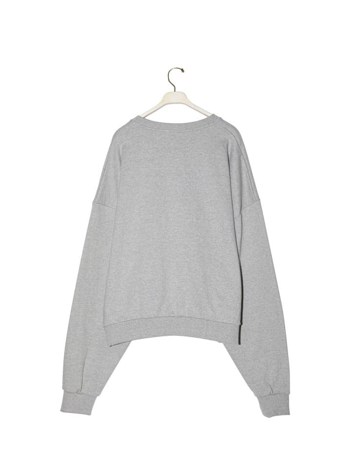 Paper Moon - Korean Women Fashion - #womensfashion - V Neck Oversized Sweatshirt - 8