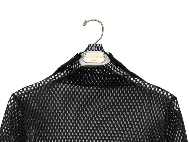 Paper Moon - Korean Women Fashion - #womensfashion - Fishnet Mock Neck Top - 5