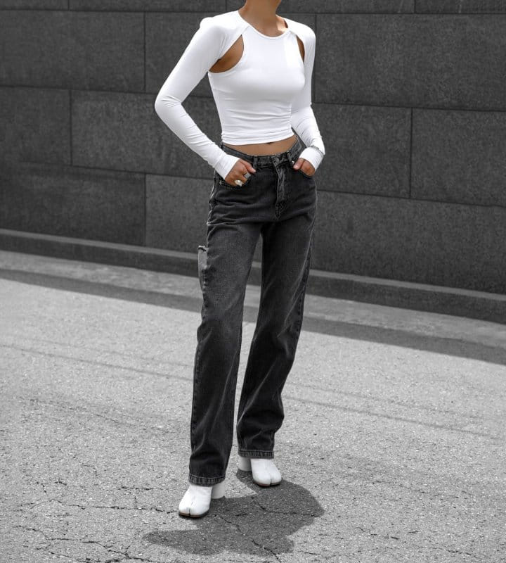 Paper Moon - Korean Women Fashion - #womensfashion - Bolero Detail Sleeveless Top - 6