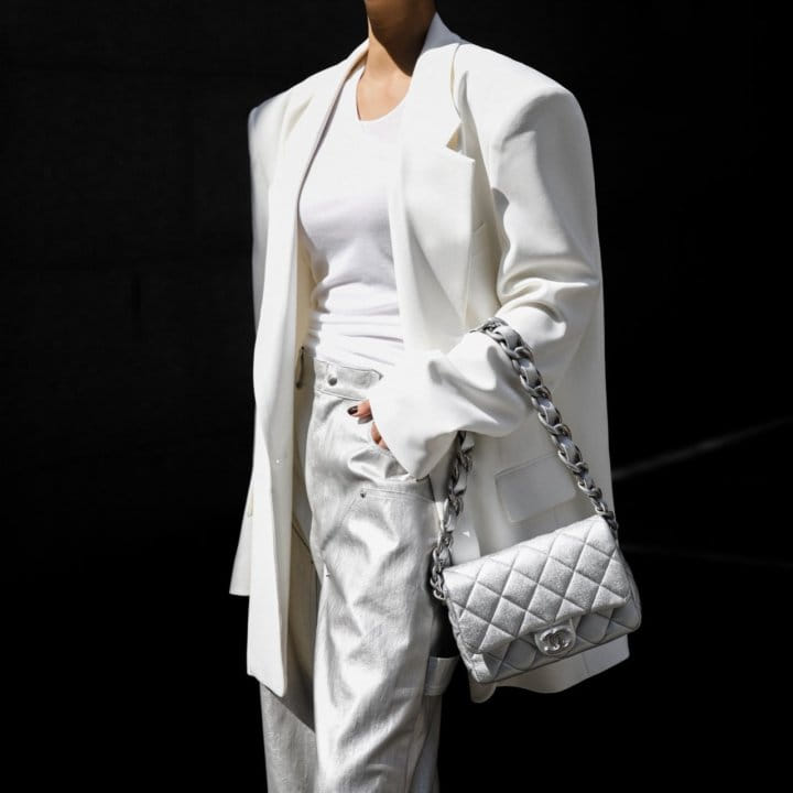 Paper Moon - Korean Women Fashion - #womensfashion - Classic Oversized Maxi Length Blazer - 2