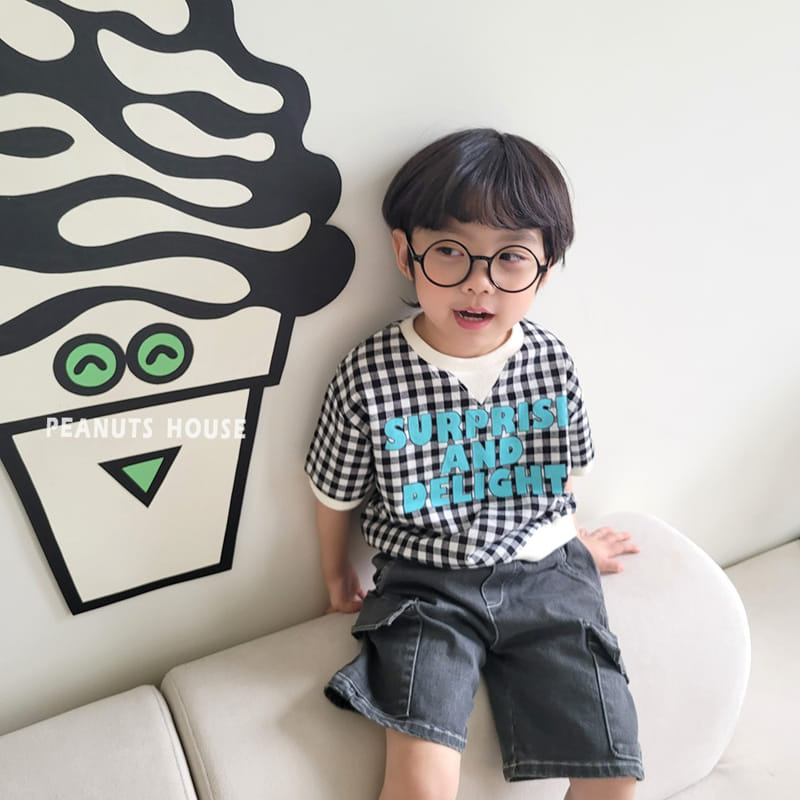 Peanuts - Korean Children Fashion - #discoveringself - Black Denim Shorts - 3