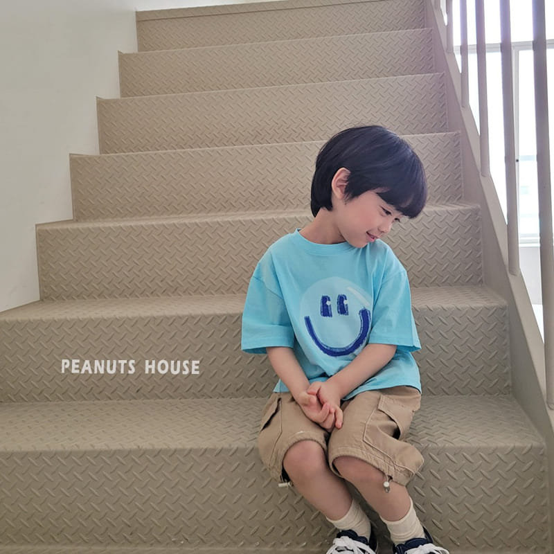 Peanuts - Korean Children Fashion - #littlefashionista - Balloon Smile Tee - 7