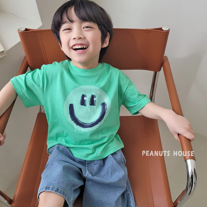 Peanuts - Korean Children Fashion - #prettylittlegirls - Balloon Smile Tee - 10