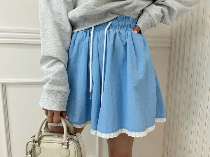 Pearls room - Korean Women Fashion - #momslook - Lace Shorts - 9