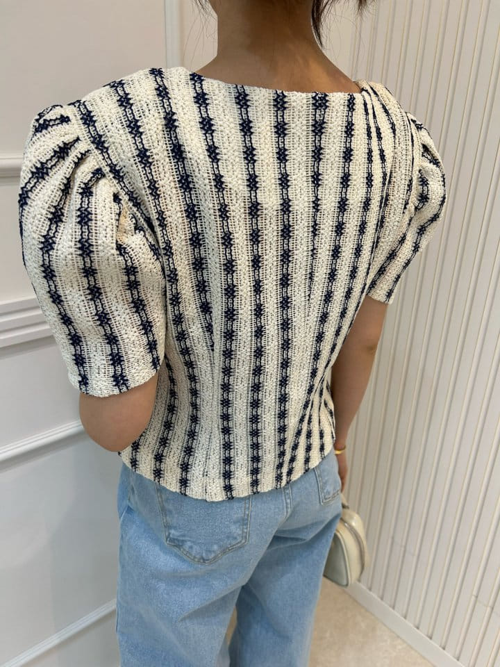 Pearls room - Korean Women Fashion - #momslook - Line Cardigan - 9