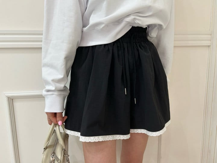 Pearls room - Korean Women Fashion - #womensfashion - Lace Shorts - 2