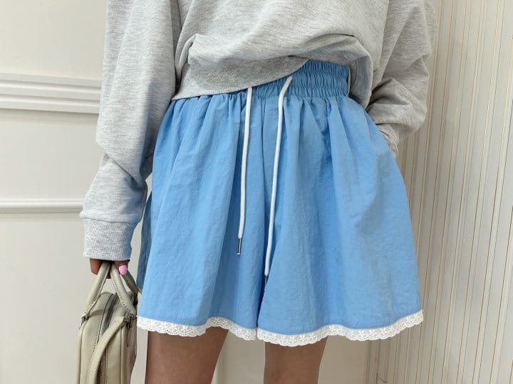 Pearls room - Korean Women Fashion - #womensfashion - Lace Shorts - 8