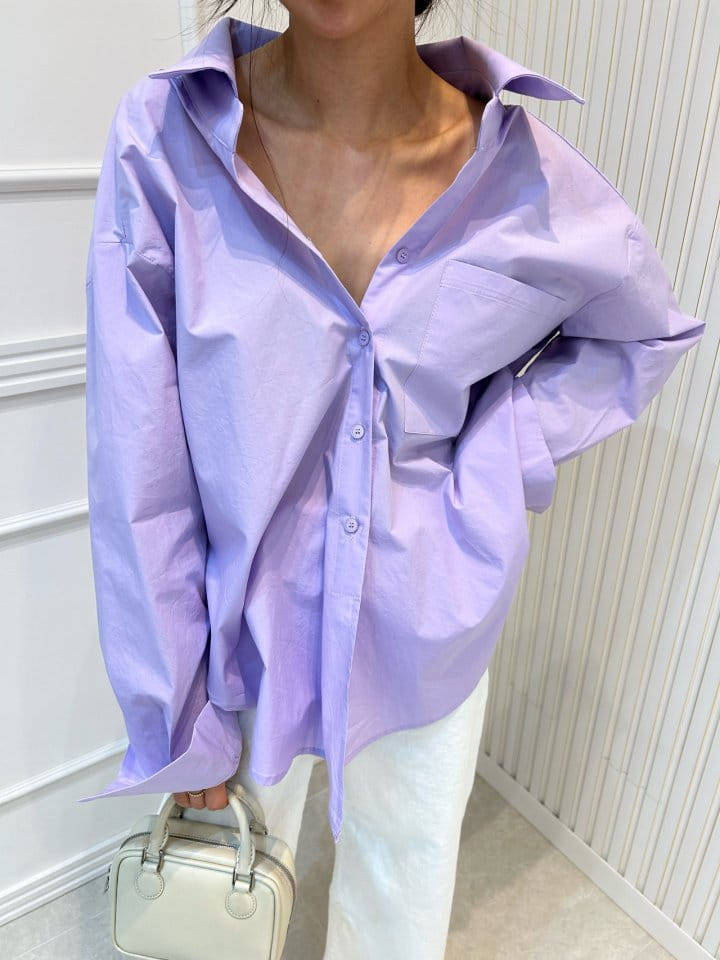 Pearls room - Korean Women Fashion - #womensfashion - Unbalance Shirt - 2