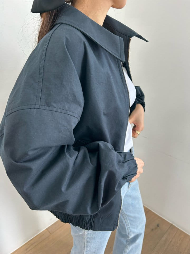 Pearls room - Korean Women Fashion - #womensfashion - Canvas Zip Up - 7