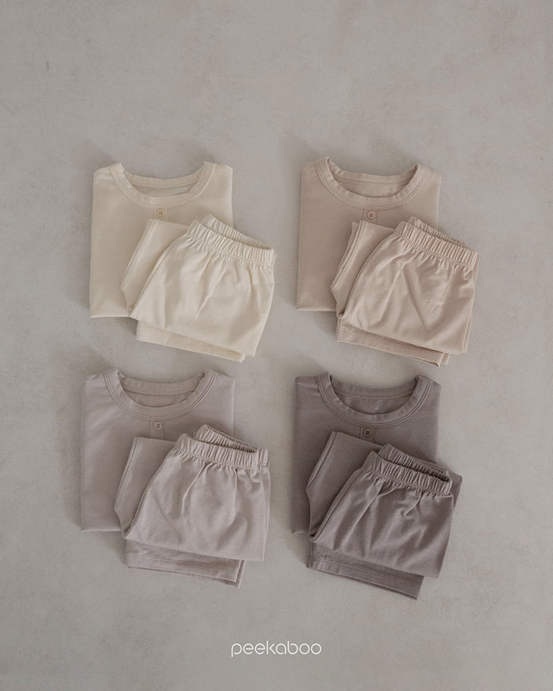 Peekaboo - Korean Baby Fashion - #babyoninstagram - Pitter Top Bottom Set