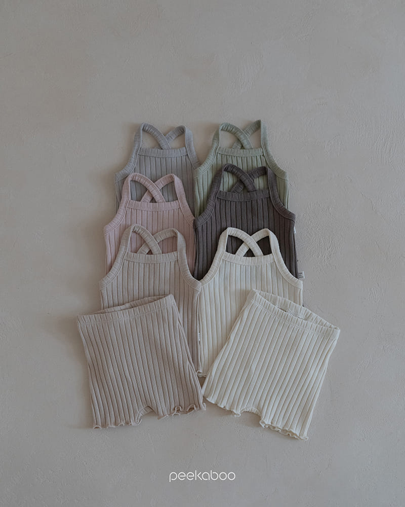 Peekaboo - Korean Baby Fashion - #babyoutfit - Wingo Baby Top Bottom Set