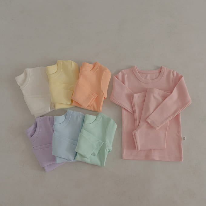 Peekaboo - Korean Children Fashion - #designkidswear - Pring Top Bottom Set