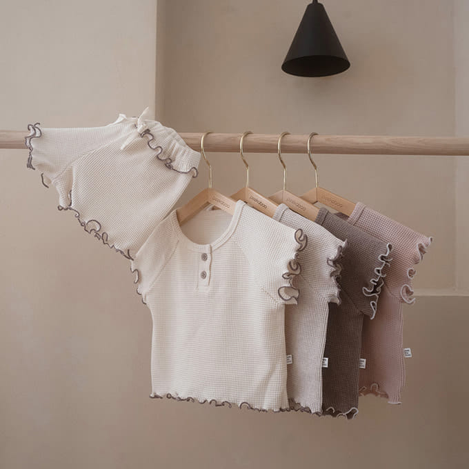 Peekaboo - Korean Children Fashion - #kidsshorts - Nana Top Bottom Set