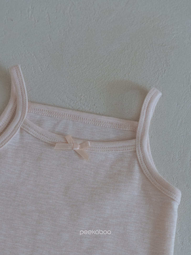 Peekaboo - Korean Children Fashion - #kidsshorts - Candy Inner Top Bottom Set - 4