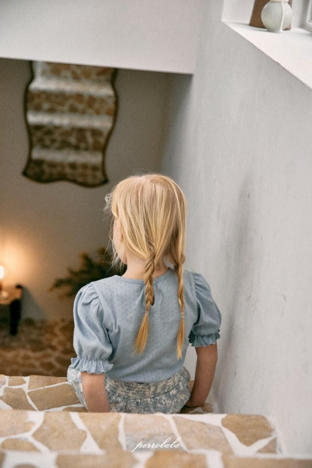 Perrobebe - Korean Children Fashion - #minifashionista - Eze Eyelet Tee - 3