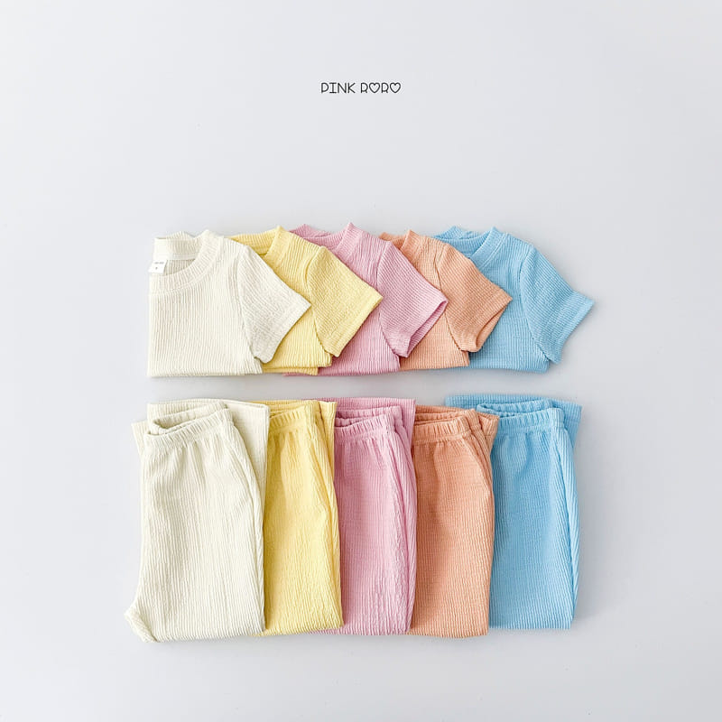 Pinkroro - Korean Children Fashion - #childofig - Fresh Boots Cut Top Bottom Set - 7
