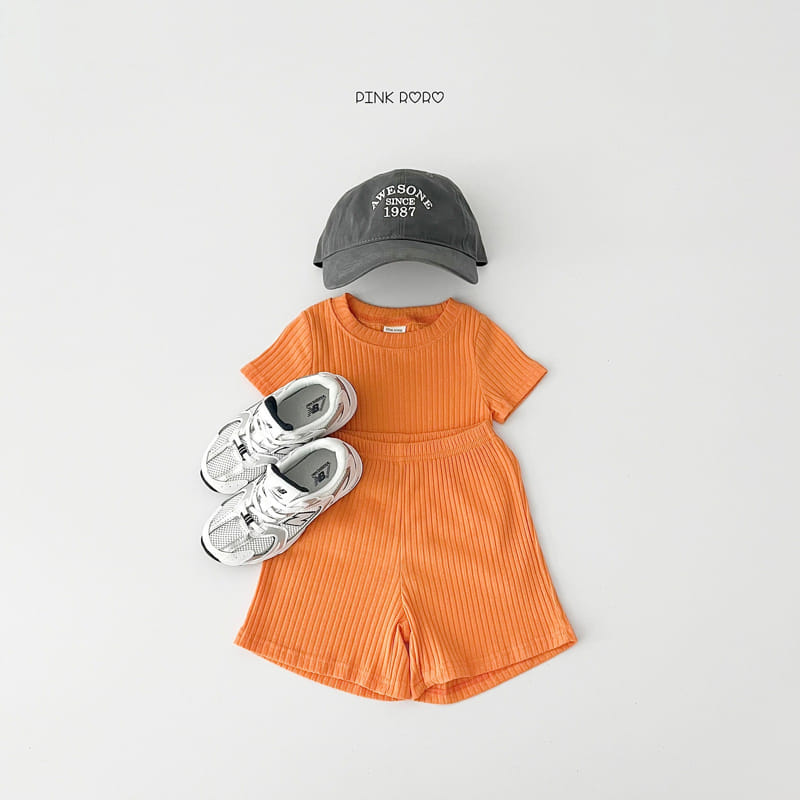 Pinkroro - Korean Children Fashion - #childofig - Pino Shorts Top Bottom Set - 6