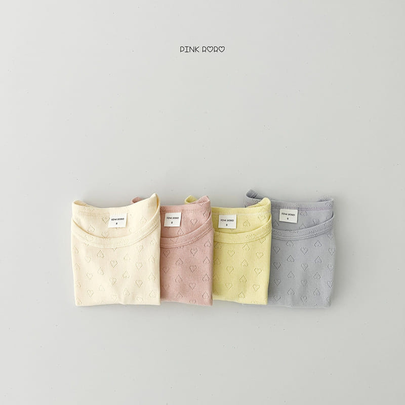 Pinkroro - Korean Children Fashion - #discoveringself - Heart Terry Tee - 2