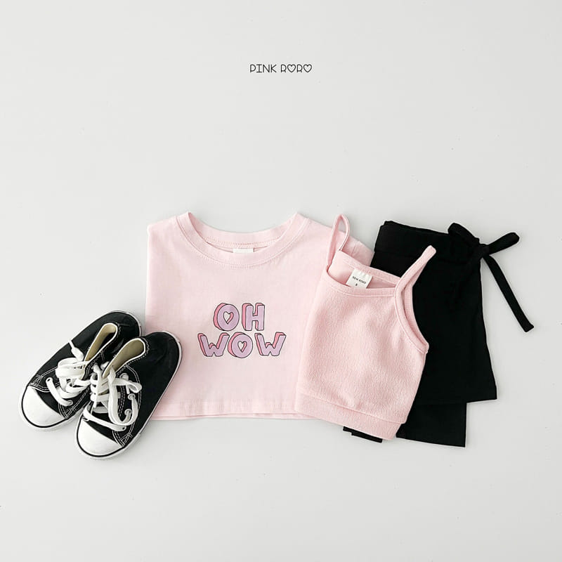 Pinkroro - Korean Children Fashion - #discoveringself - Unick Piping Sleeveless Tee - 5