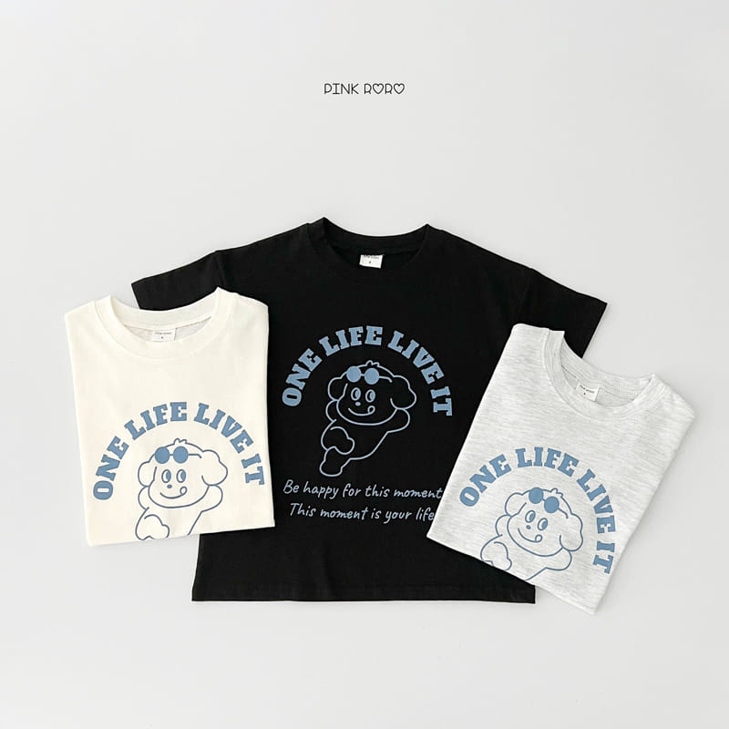 Pinkroro - Korean Children Fashion - #fashionkids - One Life Over Fit Tee - 9