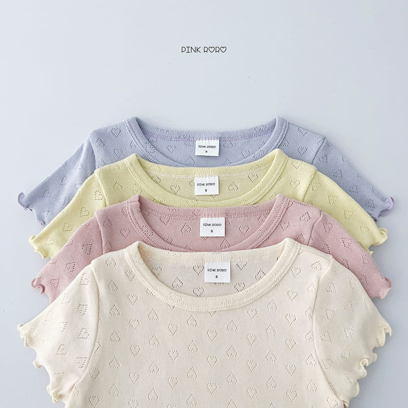 Pinkroro - Korean Children Fashion - #magicofchildhood - Heart Terry Tee - 9