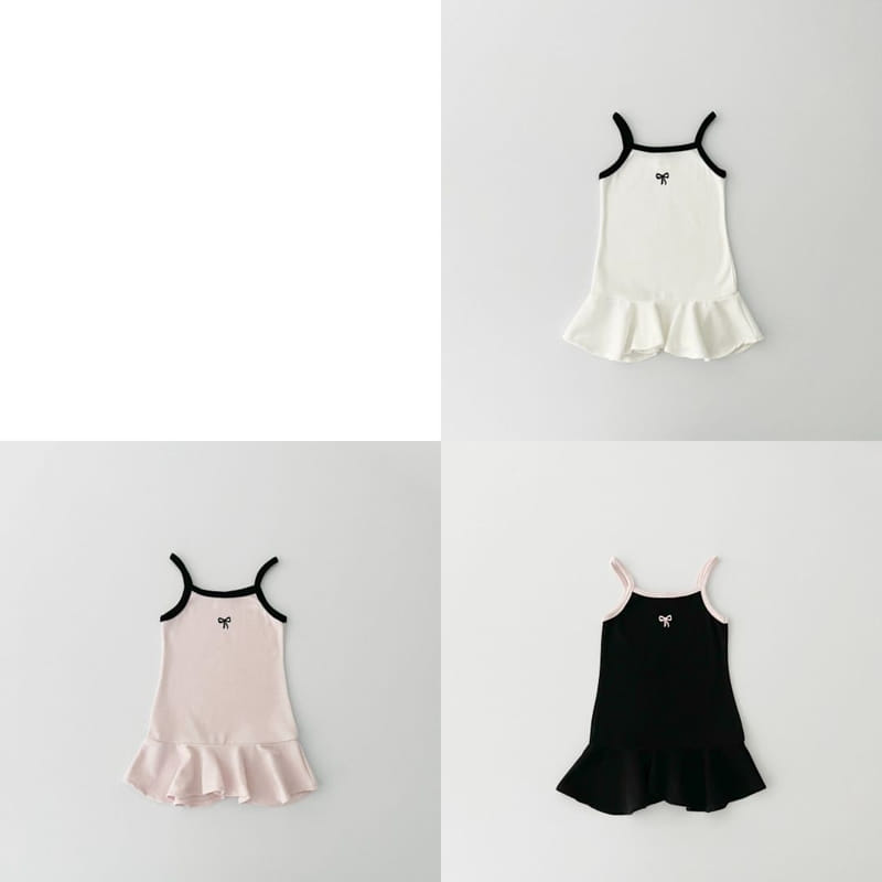 Pinkroro - Korean Children Fashion - #magicofchildhood - Lulu Color Sleeveless One-Piece - 9