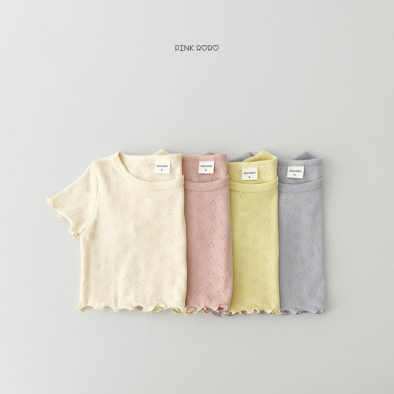 Pinkroro - Korean Children Fashion - #minifashionista - Heart Terry Tee - 10