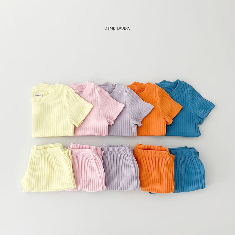 Pinkroro - Korean Children Fashion - #minifashionista - Pino Shorts Top Bottom Set