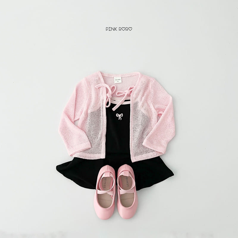 Pinkroro - Korean Children Fashion - #prettylittlegirls - Pretty Ribbon Cardigan