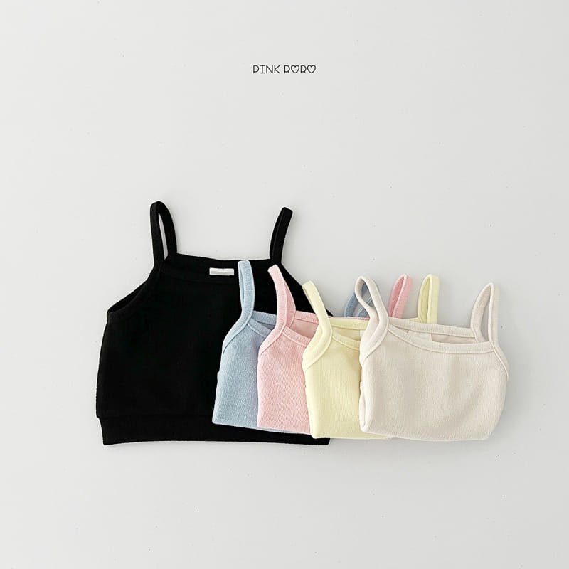 Pinkroro - Korean Children Fashion - #stylishchildhood - Unick Piping Sleeveless Tee