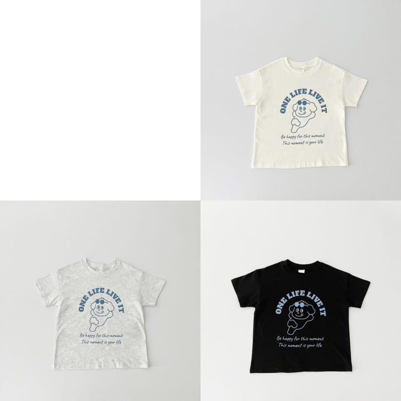 Pinkroro - Korean Children Fashion - #todddlerfashion - One Life Over Fit Tee - 2