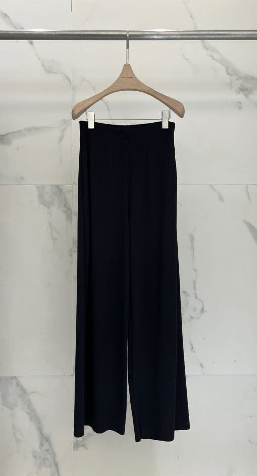 Plushong - Korean Women Fashion - #momslook - Cool Rib Pants - 3