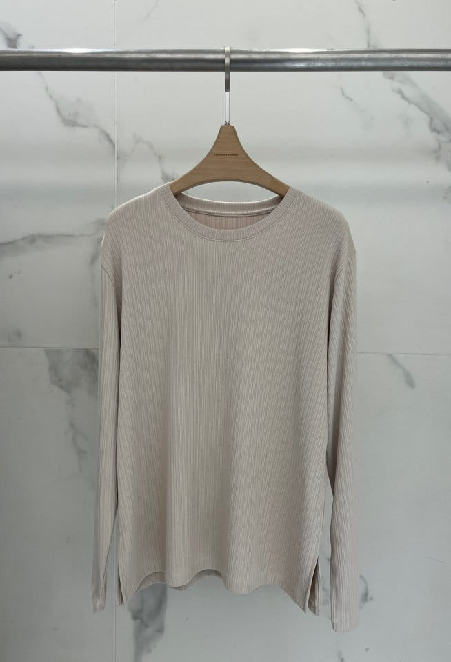 Plushong - Korean Women Fashion - #momslook - Cool Rib Tee - 2