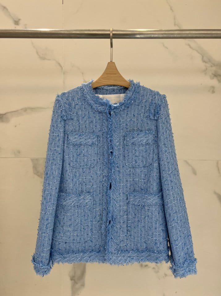 Plushong - Korean Women Fashion - #momslook - DR Tweed Jacket - 3