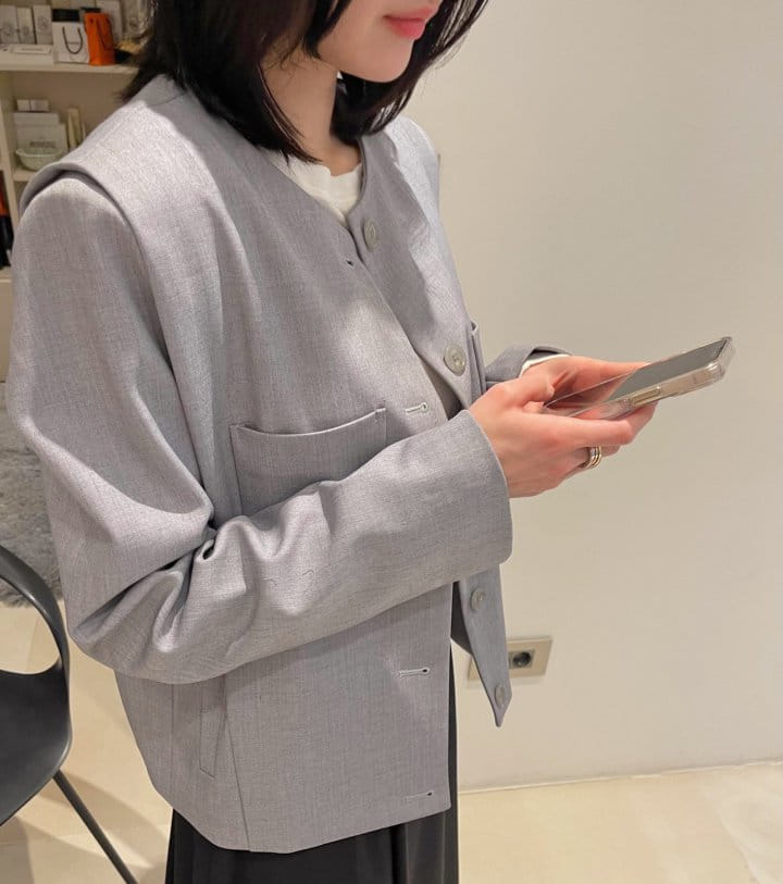 Plushong - Korean Women Fashion - #momslook - TR GC Jacket - 5