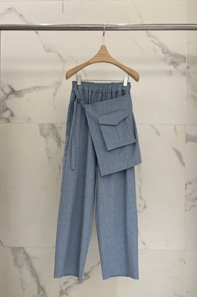 Plushong - Korean Women Fashion - #momslook - Linen Wrap Pants - 3