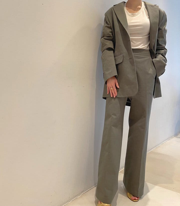 Plushong - Korean Women Fashion - #vintageinspired - Woodi Top Bottom Set