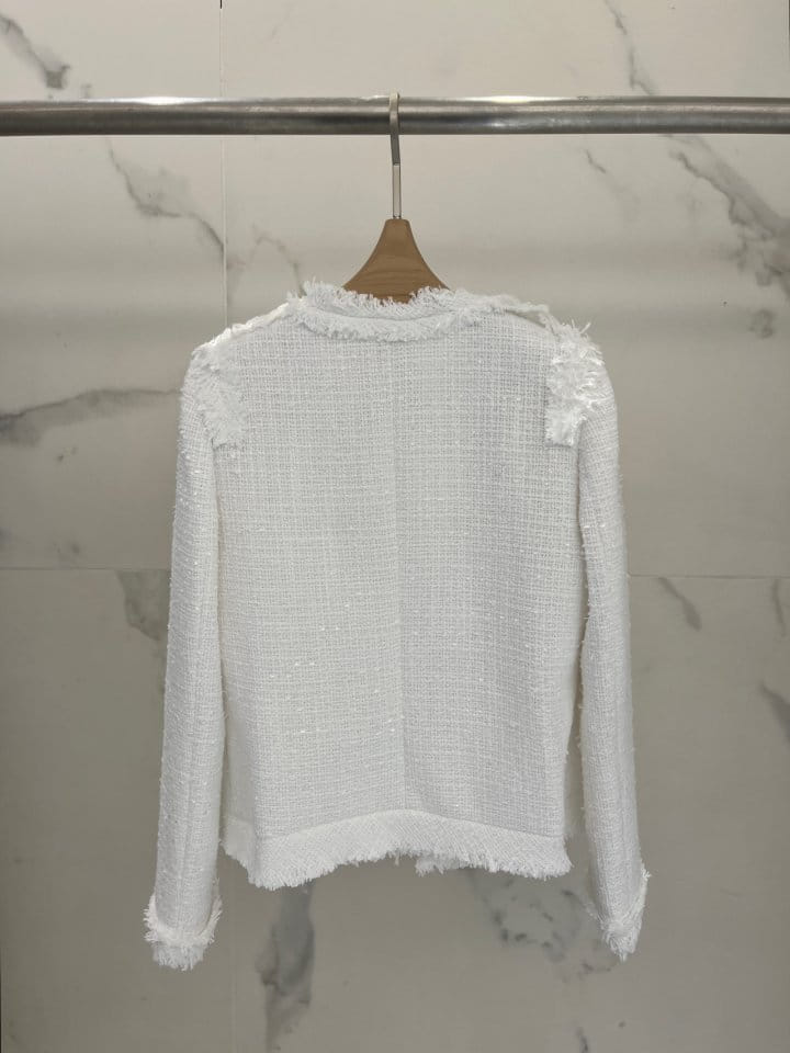 Plushong - Korean Women Fashion - #womensfashion - Tweed C Jacket - 6