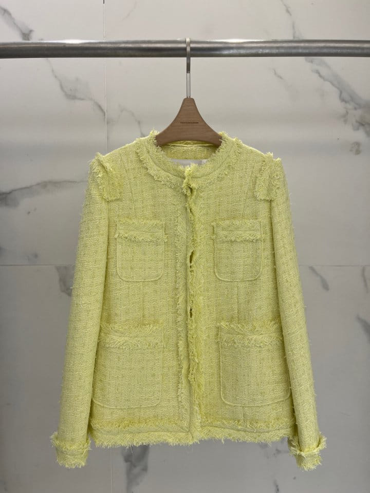 Plushong - Korean Women Fashion - #momslook - DR Tweed Jacket - 4
