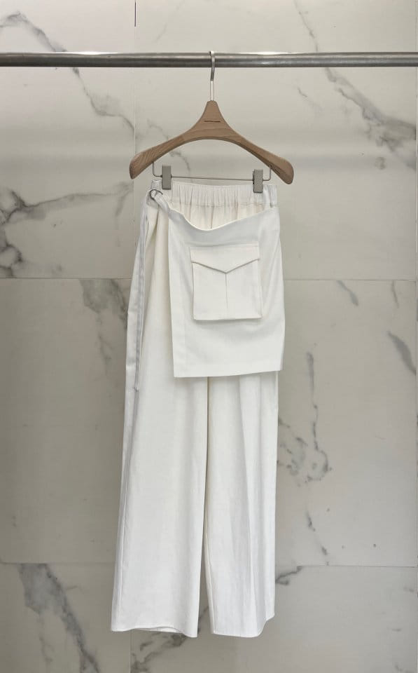 Plushong - Korean Women Fashion - #womensfashion - Linen Wrap Pants - 2