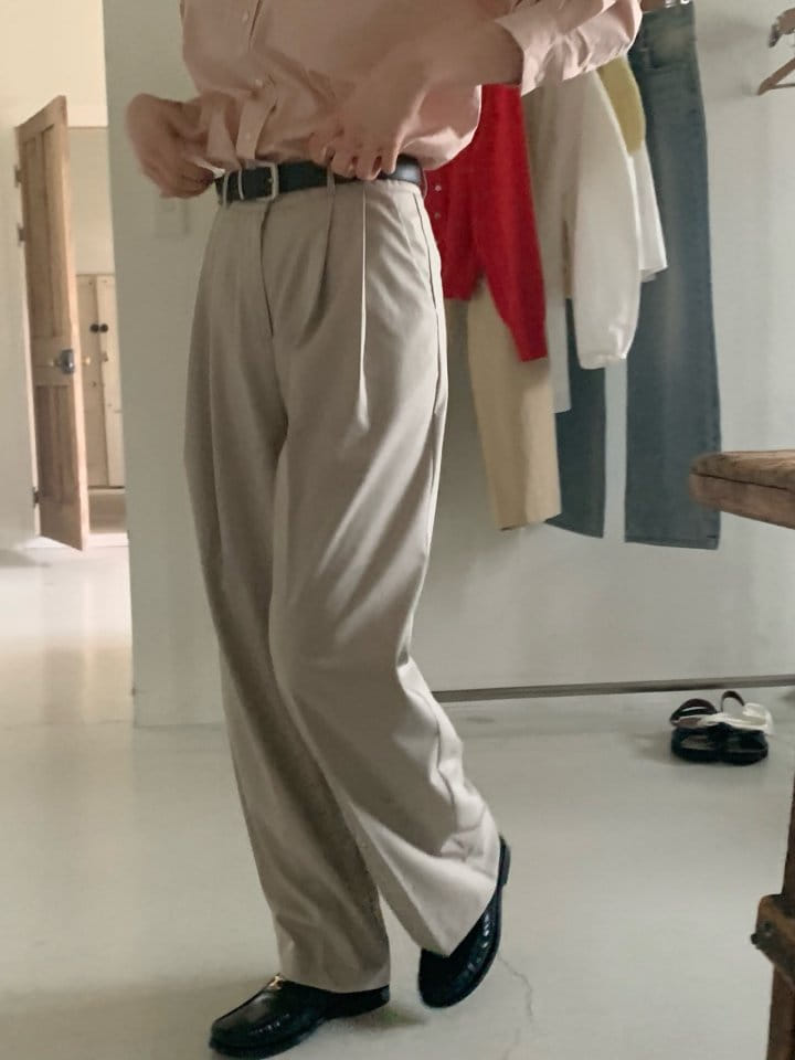 Pomelo - Korean Women Fashion - #momslook - Mono Slacks - 4