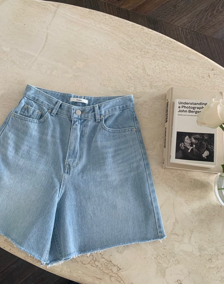 Pomelo - Korean Women Fashion - #womensfashion - Cutting Denim Pants - 3