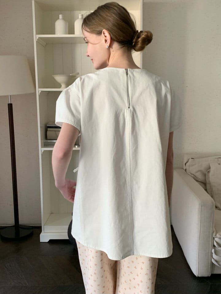 Pomelo - Korean Women Fashion - #womensfashion - Noted Blouse - 5