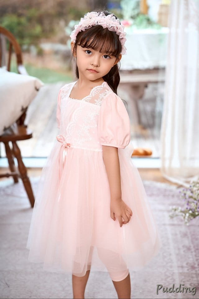 Pudding - Korean Children Fashion - #fashionkids - Lace One-Piece - 8