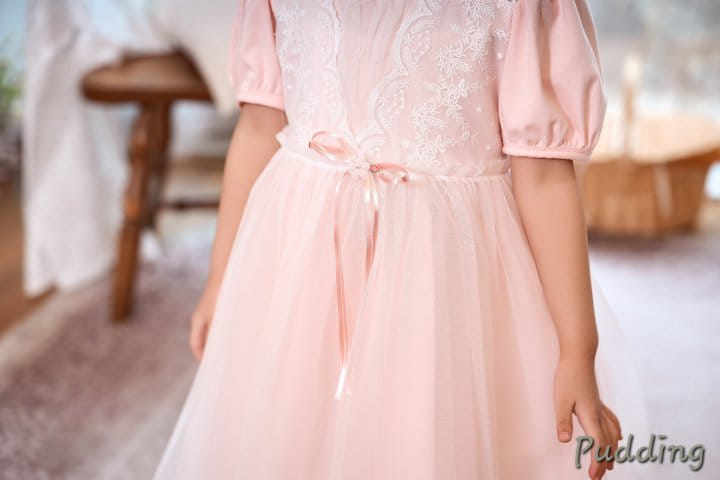 Pudding - Korean Children Fashion - #kidsstore - Lace One-Piece - 10