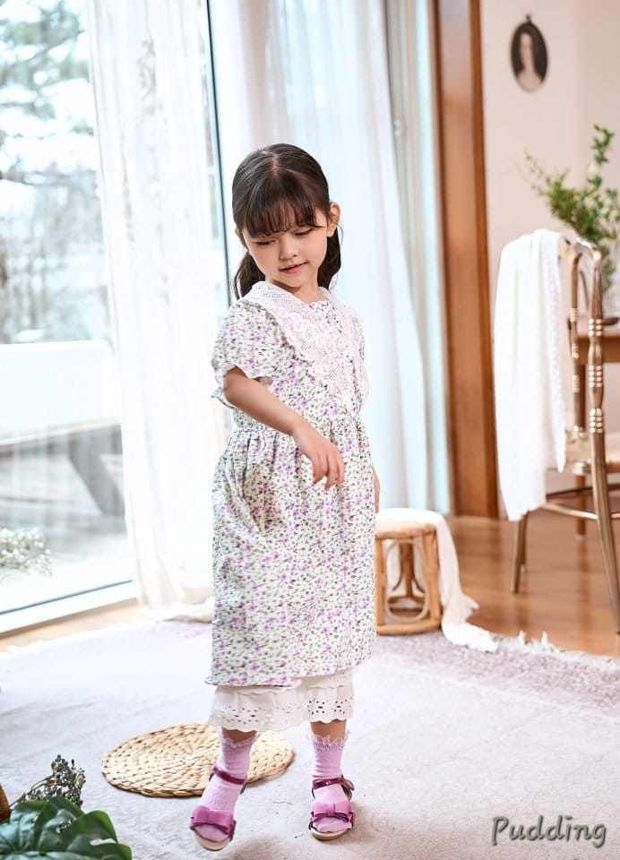 Pudding - Korean Children Fashion - #kidsstore - Collar One-Piece - 8