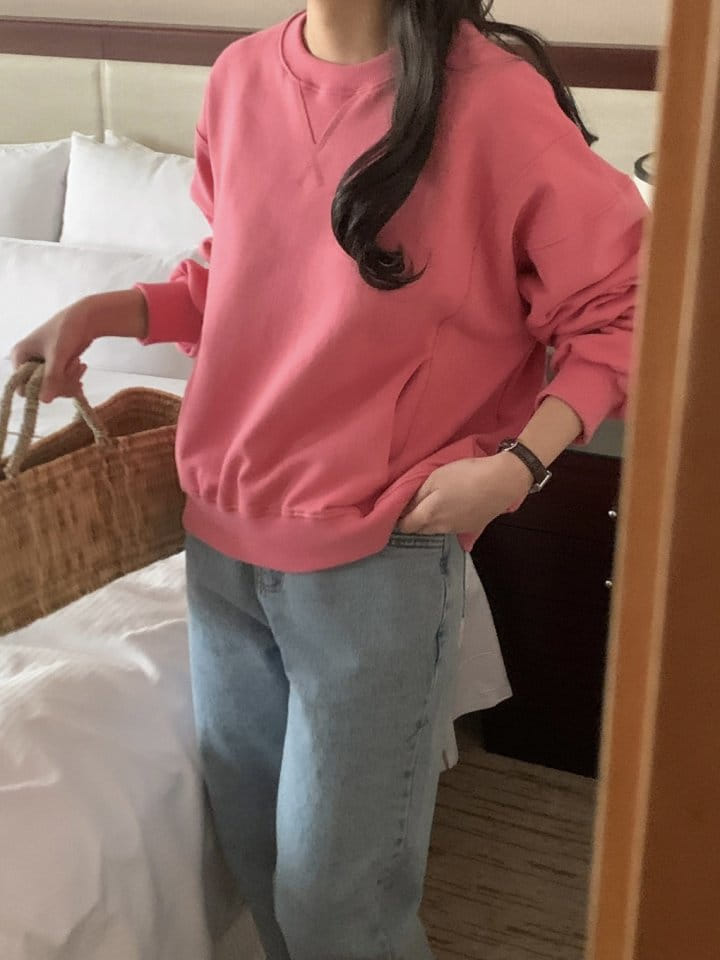 Renouveau - Korean Women Fashion - #womensfashion - Pocket Sweatshirt - 4