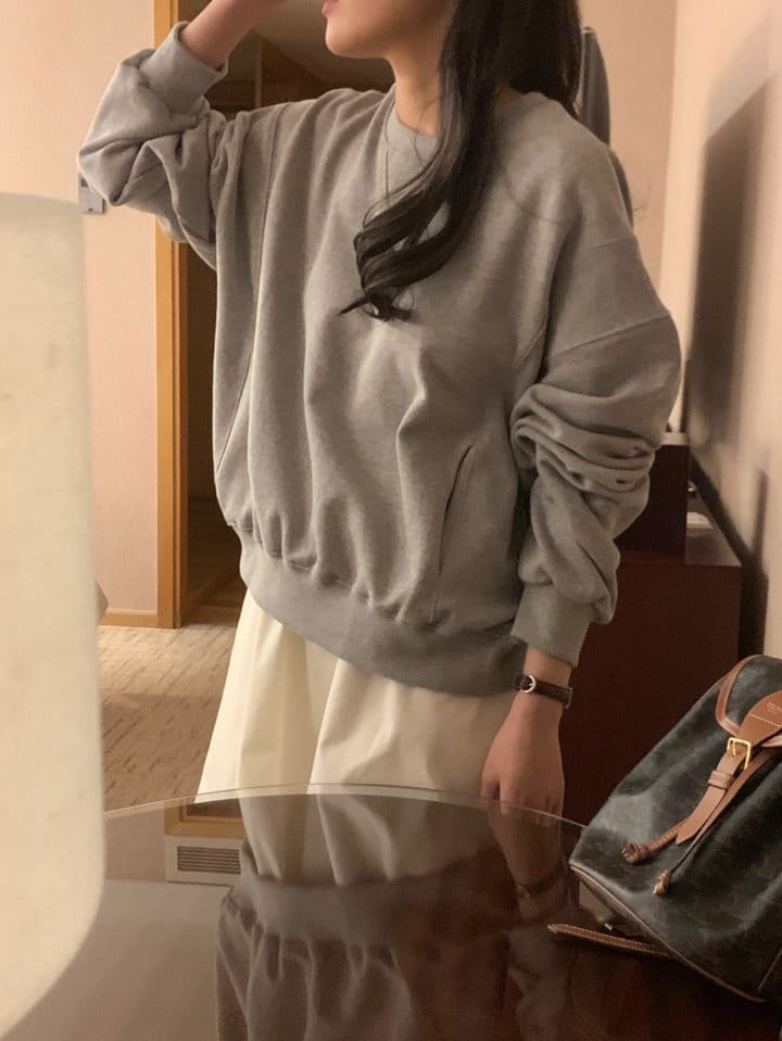 Renouveau - Korean Women Fashion - #momslook - Pocket Sweatshirt - 8